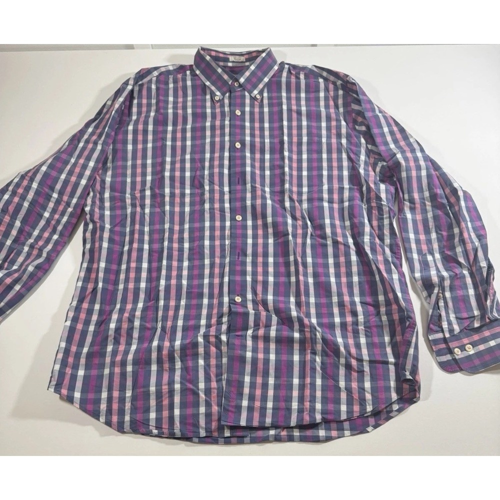 Peter Millar Men's XL Long Sleeve‎ Shirt with Button Down Collar